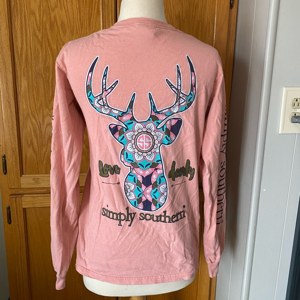 Love Deerly Simply Southern long sleeve tee